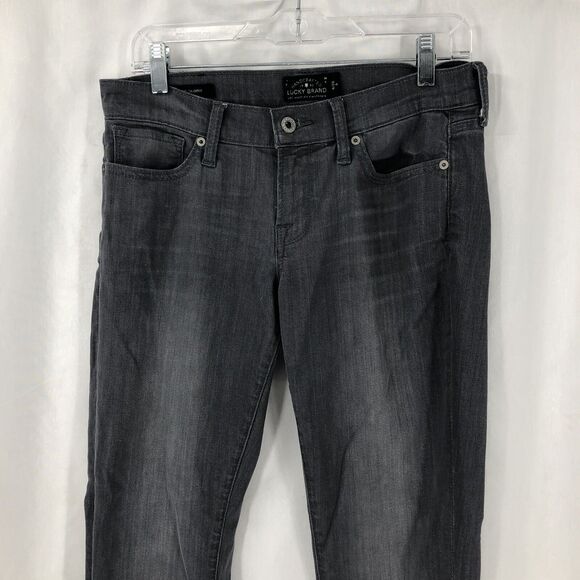 Lucky Brand Denim - Lucky Brand Charlie Skinny Jeans Gray Denim 7WP1352 31” Inseam 6/28